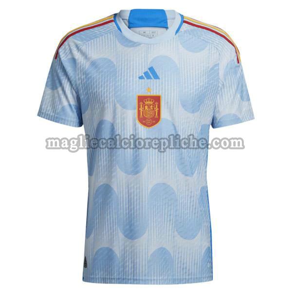 seconda maglie calcio spagna 2022 blu