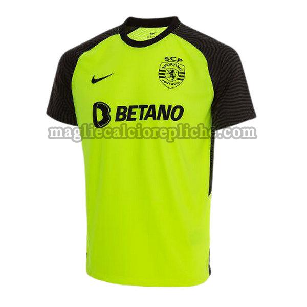 seconda maglie calcio sporting lisbona 2021 2022 thailandia verde