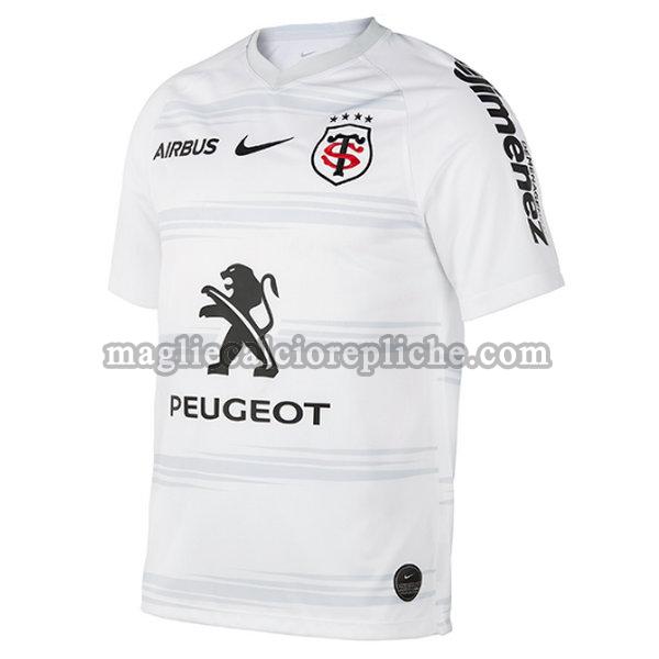 seconda maglie calcio stade toulousain 2020-2021 bianco