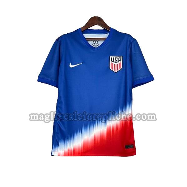 seconda maglie calcio stati uniti 2024 thailandia blu