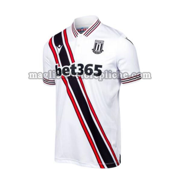 seconda maglie calcio stoke city 2022 2023 thailandia bianco