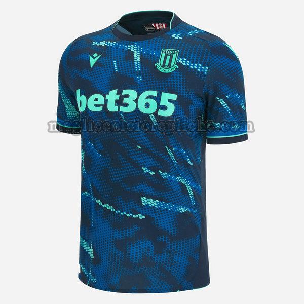 seconda maglie calcio stoke city 2023 2024 thailandia blu