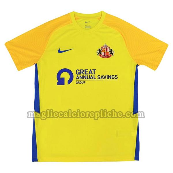 seconda maglie calcio sunderland 2021 2022 thailandia giallo