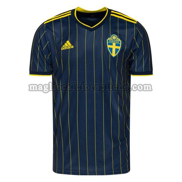 seconda maglie calcio svezia 2020 thailandia blu