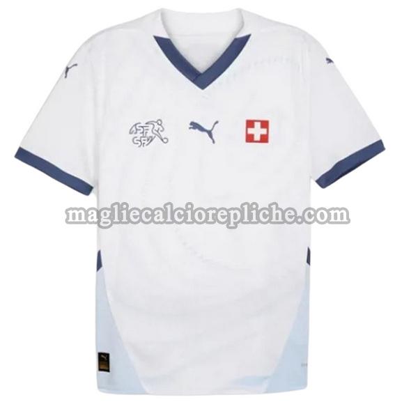 seconda maglie calcio Svizzera 2024 thailandia bianco