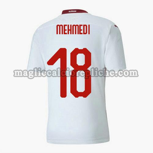 seconda maglie calcio svizzera 2020 admir mehmedi 18