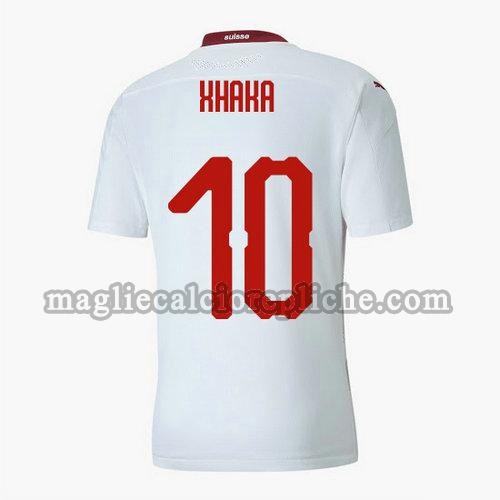 seconda maglie calcio svizzera 2020 granit xhaka 10