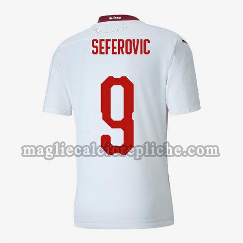 seconda maglie calcio svizzera 2020 haris seferovic 9