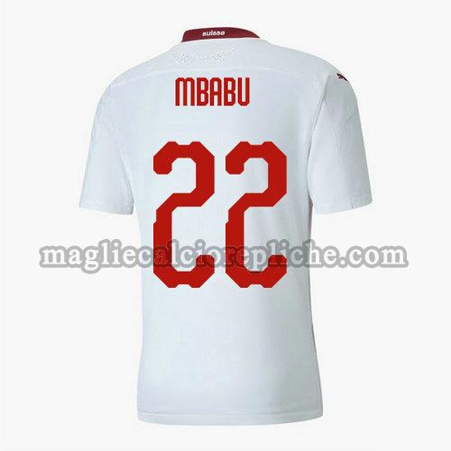 seconda maglie calcio svizzera 2020 kevin mbabu 22