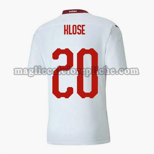 seconda maglie calcio svizzera 2020 timm klose 20