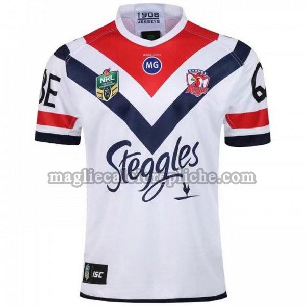 seconda maglie calcio sydney roosters 2018 bianco