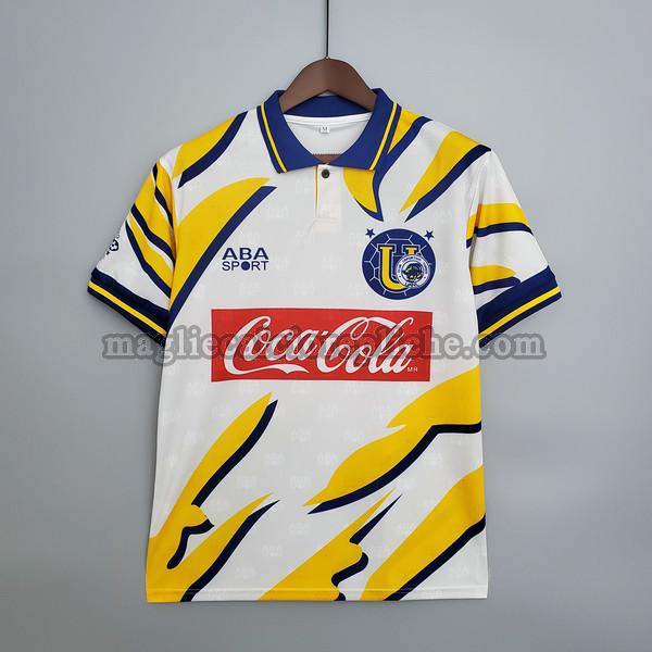 seconda maglie calcio tigres uanl 1997 1998 bianco giallo