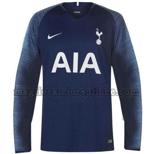 seconda maglie calcio tottenham hotspur 2018-2019 manica lunga