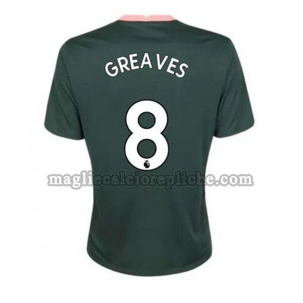 seconda maglie calcio tottenham hotspur 2020-2021 greaves 8