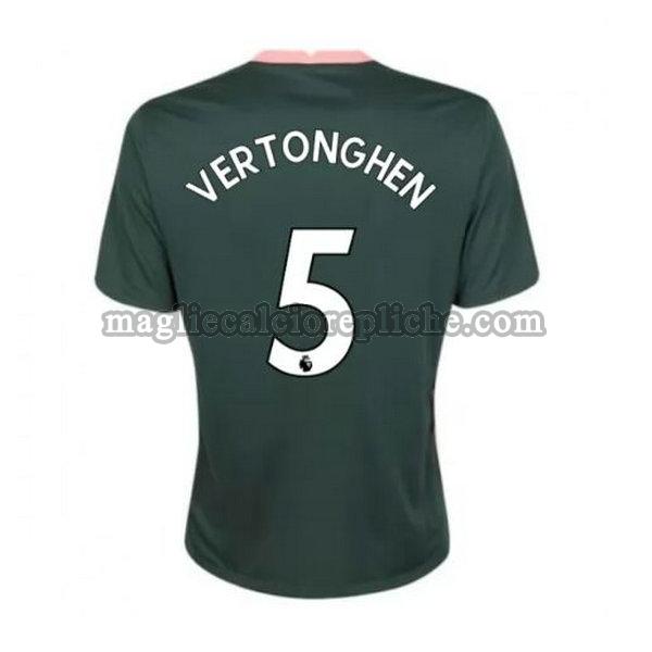 seconda maglie calcio tottenham hotspur 2020-2021 vertonghen 5