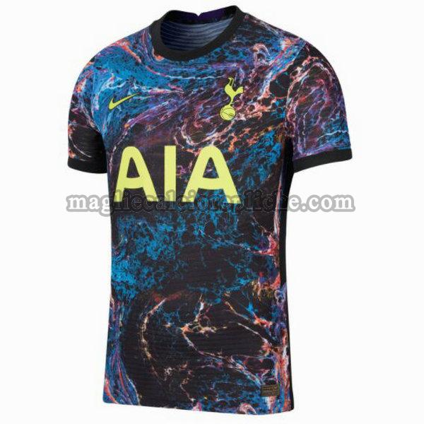 seconda maglie calcio tottenham hotspur 2021 2022 thailandia nero blu