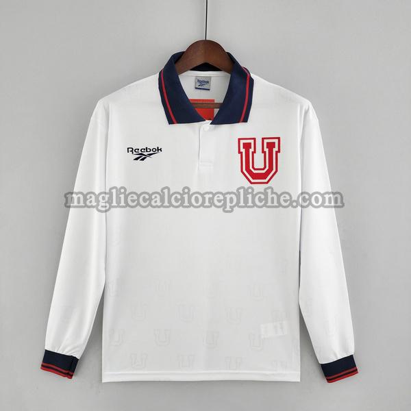 seconda maglie calcio universidad de chile 1998 manica lunga bianco