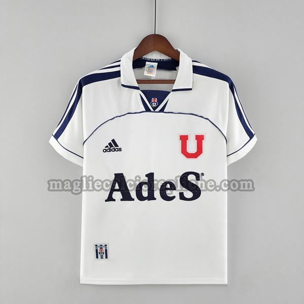 seconda maglie calcio universidad de chile 2000 2001 bianco