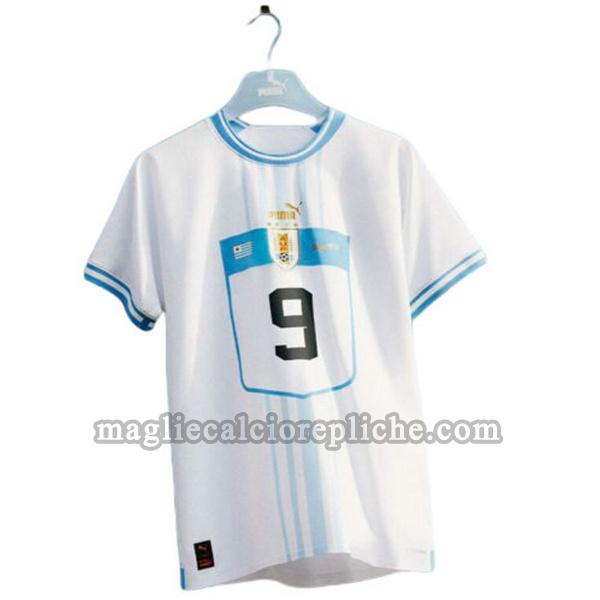 seconda maglie calcio uruguay 2022 thailandia bianco