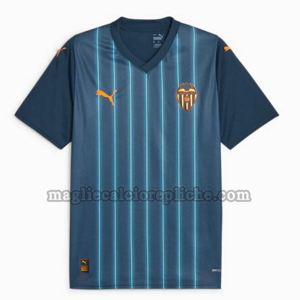 seconda maglie calcio valencia 2023 2024 thailandia blu