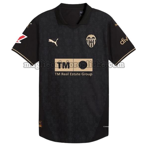 seconda maglie calcio valencia 2024 2025 thailandia nero