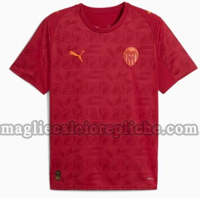 seconda maglie calcio valencia 2025 2026 thailandia rosso
