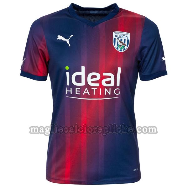 seconda maglie calcio west bromwich 2023 2024 thailandia blu