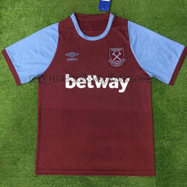 seconda maglie calcio west ham 125th rosso