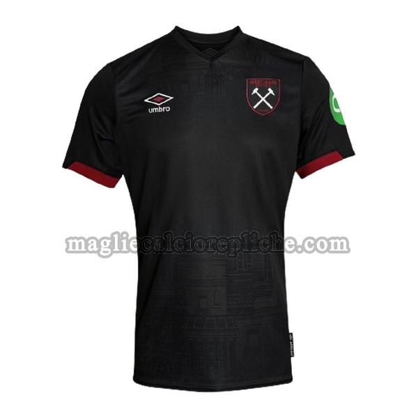 seconda maglie calcio west ham 2024 2025 thailandia nero