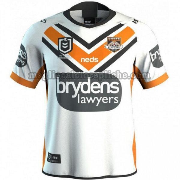 seconda maglie calcio wests tigers 2019 bianco