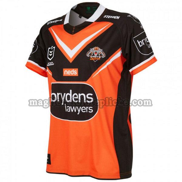 seconda maglie calcio wests tigers 2021 arancione