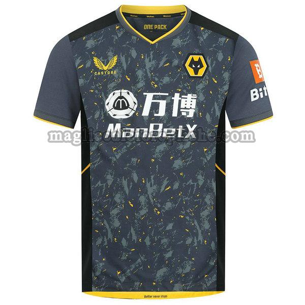 seconda maglie calcio wolverhampton 2021 2022 thailandia grigio