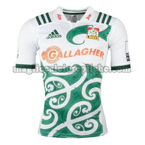 seconda maglie rugby calcio chiefs 2018 bianco