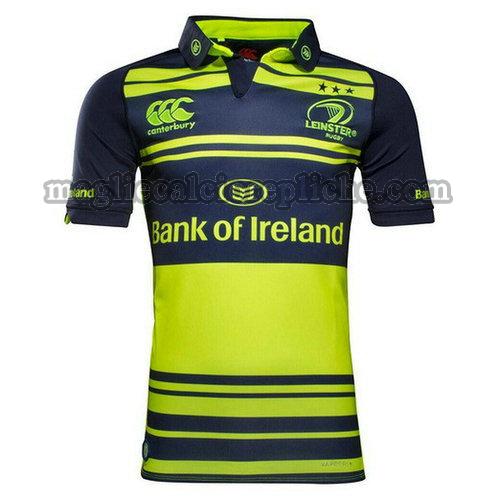 seconda maglie rugby calcio leinster 2017-2018 nero