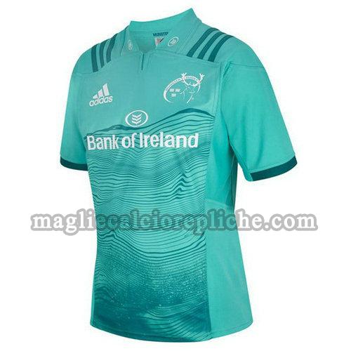 seconda maglie rugby calcio munster 2018-2019 verde