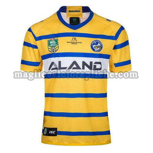 seconda maglie rugby calcio parramatta eels 2018 giallo