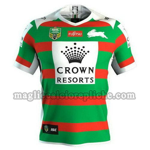 seconda maglie rugby calcio south sydney rabbitohs 2018 verde