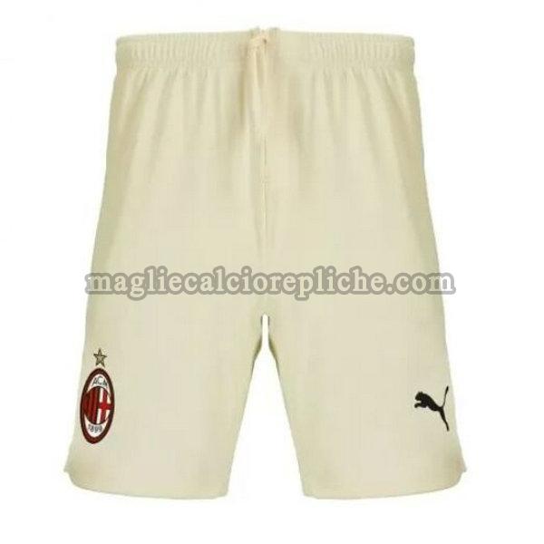 seconda pantaloncini calcio ac milan 2021 2022 bianco