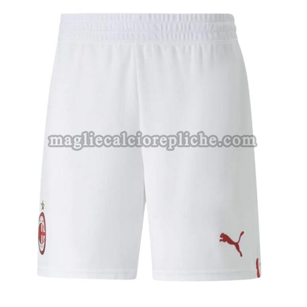 seconda pantaloncini calcio ac milan 2022 2023 bianco