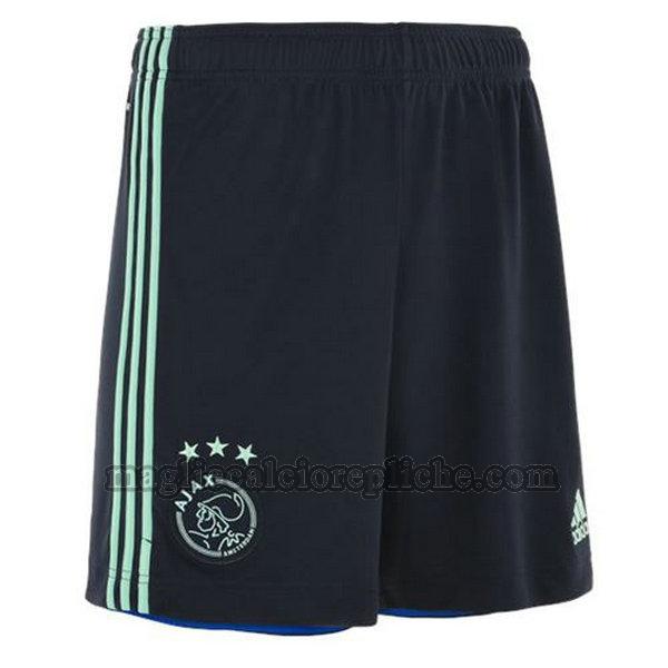 seconda pantaloncini calcio ajax 2021 2022 nero