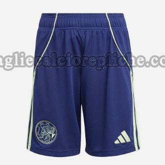 seconda pantaloncini calcio ajax 2025 2026 blu