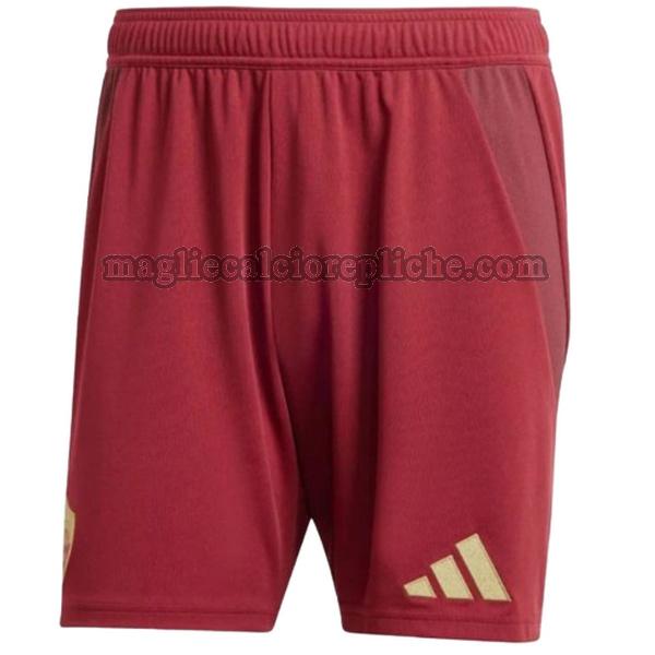 prima pantaloncini calcio as roma 2024 2025 rosso