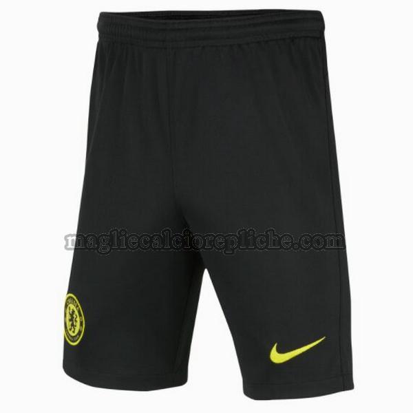 seconda pantaloncini calcio chelsea 2021 2022 nero