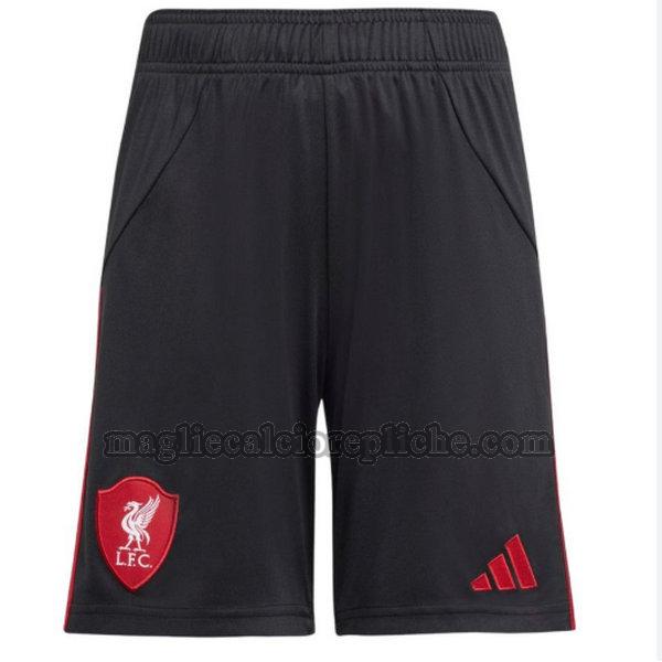 seconda pantaloncini calcio liverpool 2025 2026 nero
