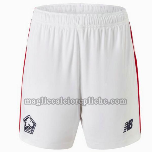 seconda pantalones corto calcio lille 2022 2023 bianco