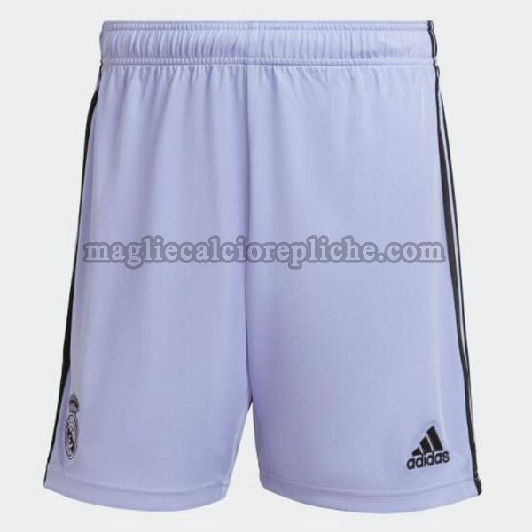 seconda pantalones corto calcio real madrid 2022 2023 purple