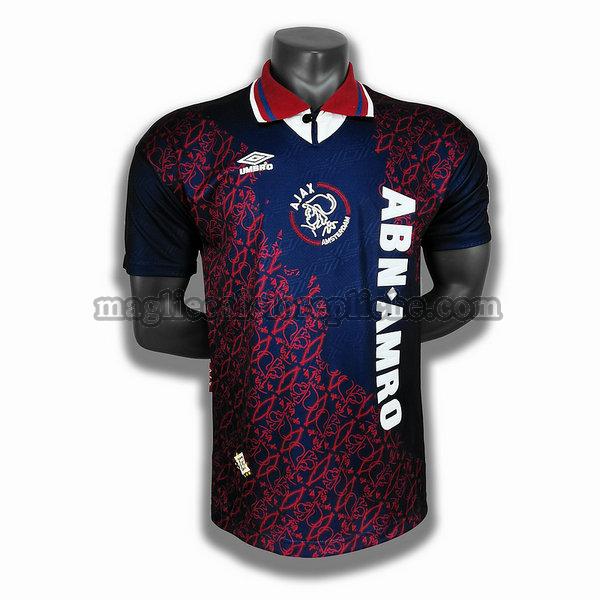 seconda player maglie calcio ajax 1995 blu