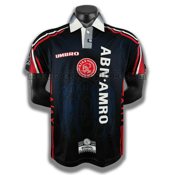 seconda player maglie calcio ajax 1997 98 blu