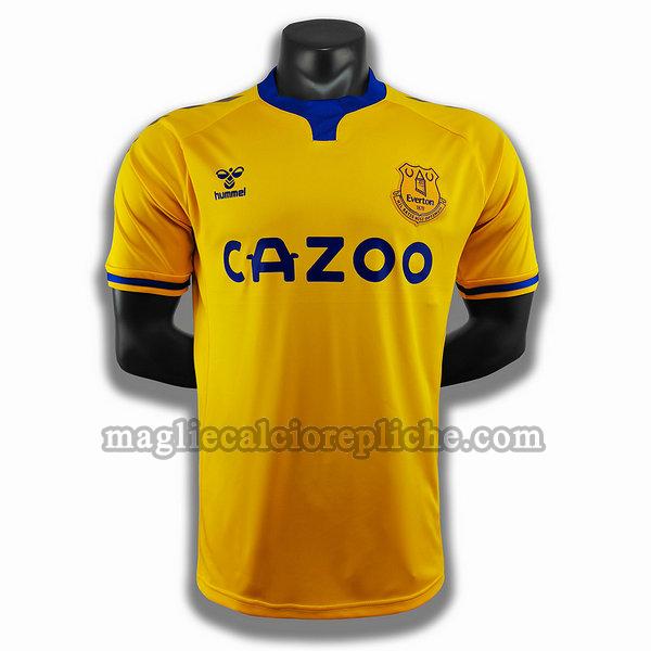 seconda player maglie calcio everton 2020-2021 giallo