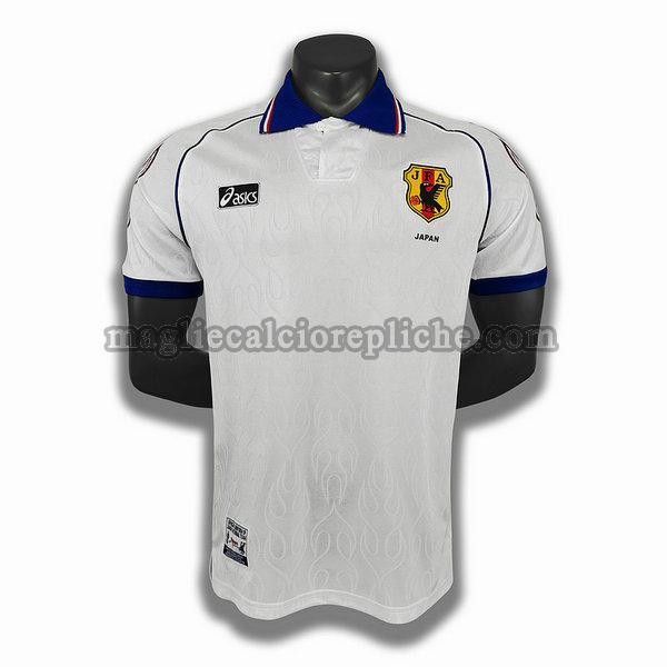 seconda player maglie calcio giappone 1998 bianco